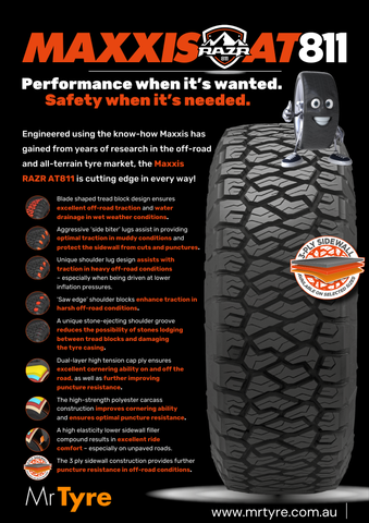 MAXXIS RAZR AT LT 265/50R20 AT811 121/118Q - ALL TERRAIN (2508)
