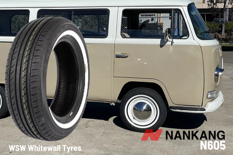NANKANG 175/80R13 86S TL W.S.W. N605 - WHITEWALL (2509)
