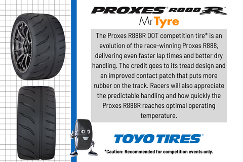 TOYO 205/45R16 87W PROXES R888R - SEMI SLICK (2509)