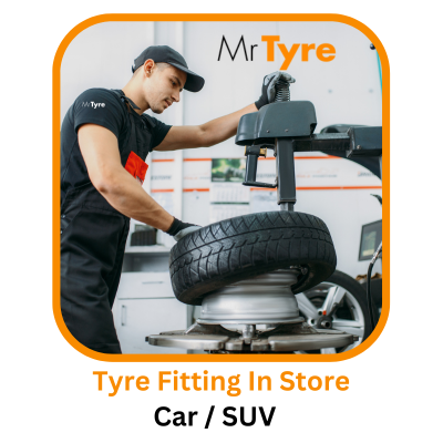 In-Store Tyre Fitting (Car/4x4 Only) 1x Per Tyre (Select Store)