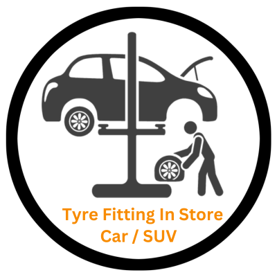 In-Store Tyre Fitting (Car/4x4 Only) 1x Per Tyre (Select Store)