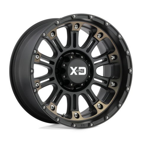 XD829 20X9 8X6.5 S-BLK MACH - Premium 4x4 Alloy Wheel (1x)