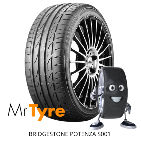 BRIDGESTONE 225/45R17 91W POTENZA S001 - RUNFLAT TYRE (2507)