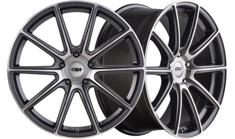 CHICANE Gunmetal Machine Face - Premium Alloy Wheel (1x)
