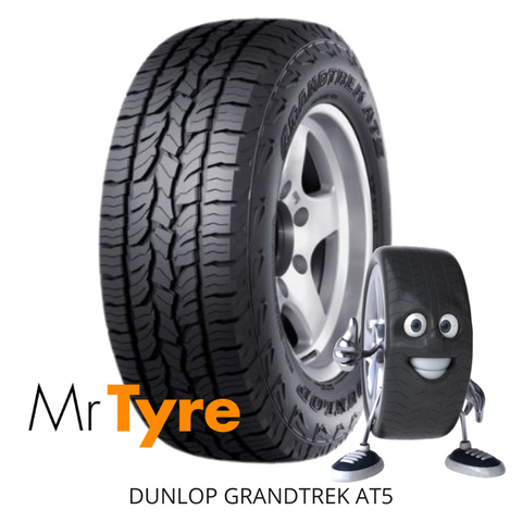 DUNLOP 265/75R16 112/109S GRANDTREK AT5 OWL - ALL TERRAIN (2510)