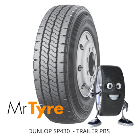 DUNLOP 11R22.5 148/145L SP430 - TRAILER (PBS)