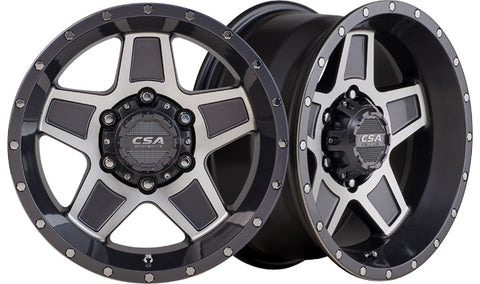 DAKAR Gunmetal Machine Face - Premium 4x4 Alloy Wheel (1x)