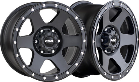 DUNE Satin Black (Large Cap) - Premium 4x4 Alloy Wheel (1x)