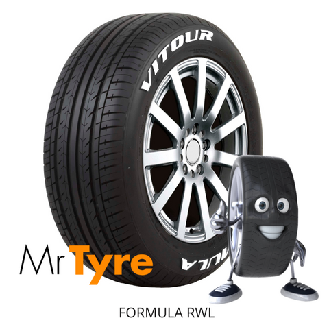 195/55R13 80H FORMULA RWL - RAISED WHITE LETTERING