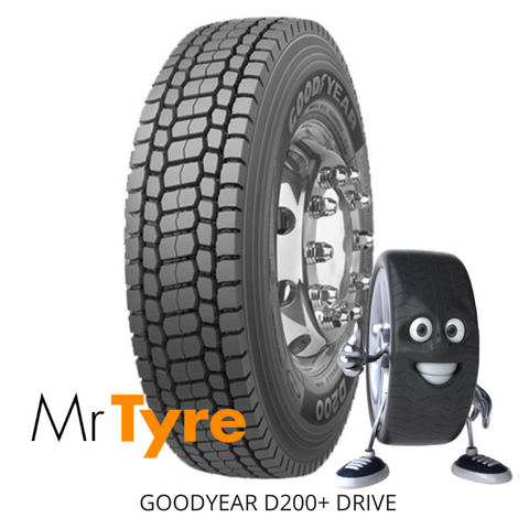 GOODYEAR 315/80R22.5 156/150L 20PR D200+ - DRIVE