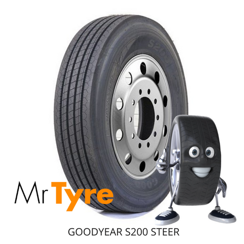 GOODYEAR 295/80R22.5 152/148M 16PR S200+ - STEER (2502)