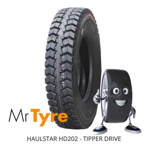 11R22.5 HAULSTAR HD202 / HD502 / HD602 143/141K 16PR - TIPPER DRIVE