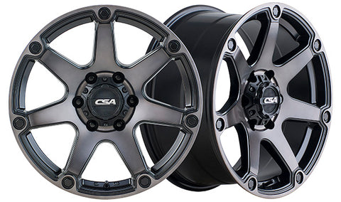 HAVOC Black Machine Face Dark Tint - Premium 4x4 Alloy Wheel (1x)
