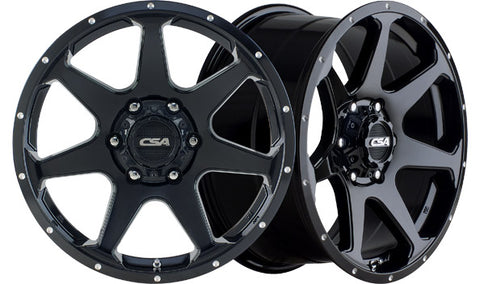 HAWK Gloss Black (Large Cap) - Premium 4x4 Alloy Wheel (1x)