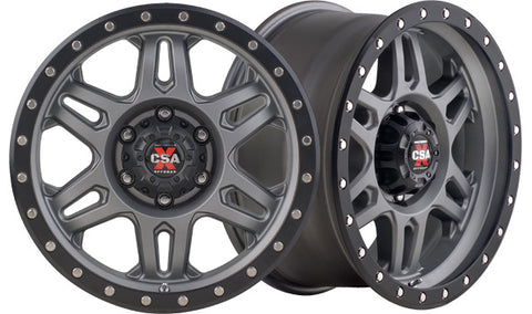 MILITANT Satin Grey Black Lip - Premium 4x4 Alloy Wheel (1x)