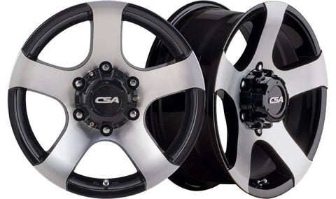 MAGNUM II Black Machine Face - Premium 4x4 Alloy Wheel (1x)