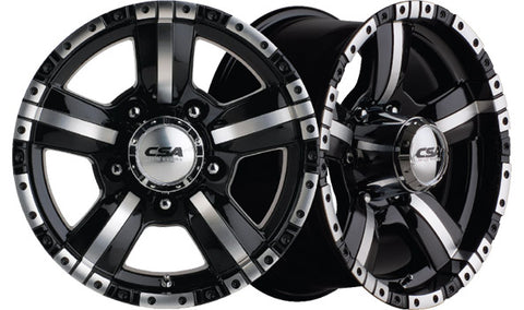 MONSTER Black Machine Face (Large Cap) - Premium 4x4 Alloy Wheel (1x)