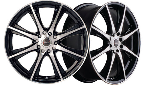 MOTORVATR Gloss Machine Face - Premium Alloy Wheel (1x)