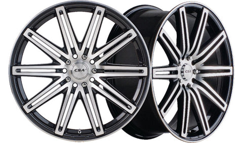 NITROUS Gunmetal Black Machine Face - Premium Alloy Wheel (1x)
