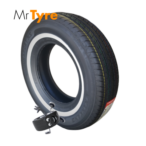 NANKANG 175/80R13 86S TL W.S.W. N605 - WHITEWALL (2509)