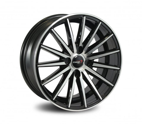 SRW HEAT L560 Black Machine Face - Alloy Wheel (1x)