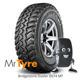 BRIDGESTONE 285/75R16 122/119Q Dueler D674 M/T OWL - MUD TERRAIN