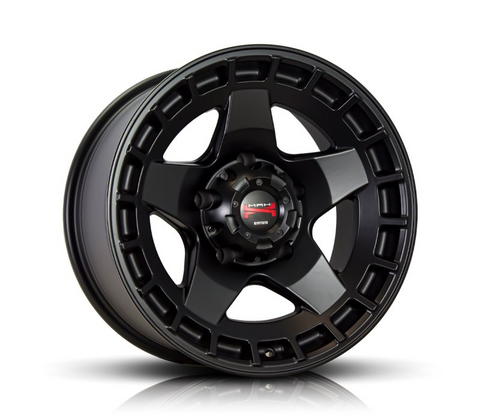 SIMMONS  17X9.0 RUGGED R13 MATT BLACK - Premium Alloy Wheels