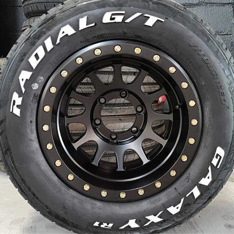225/70R14 GALAXY R1 RADIAL G/T 98H RWL - RAISED WHITE LETTERING (2605)