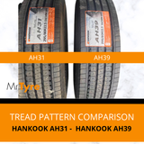 HANKOOK 385/65R22.5 24PR AH39 - STEER (2601)