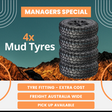 265/75R16 123/120Q MT MUD TERRAIN - MANAGERS SPECIAL (4x New Tyres) MRTZ9