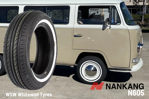 NANKANG 205/75R14 98H N605 WSW - WHITEWALL (2411)