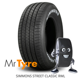 SIMMONS TYRE 265/50R15 99H STREET CLASSIC RWL - RAISED WHITE LETTERING