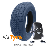 MRT Smoke 225/60R15 Coloured Smoke Tyre - BLUE