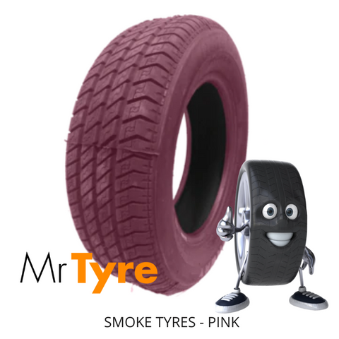 MRT Smoke 235/45R17 Coloured Smoke Tyre - HOT PINK