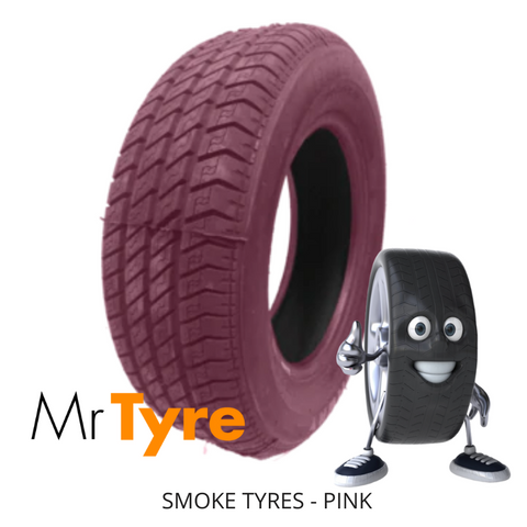 MRT Smoke 225/60R15 Coloured Smoke Tyre - PINK