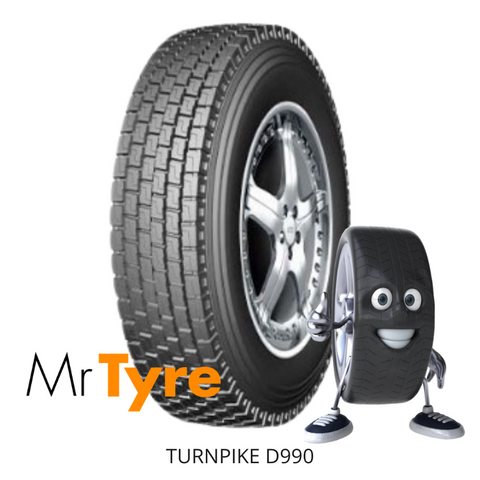 11R22.5 TURNPIKE D990 16 PLY 146/143M - DRIVE
